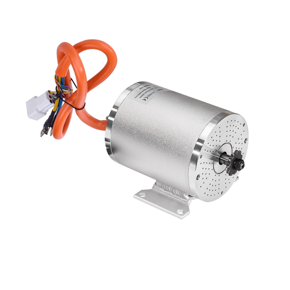 Kunray MY1020 48V 72V 2000W 3000W High Speed DC Motor with Temperature Sensor for Electric Bicycle Scooter DIY Parts