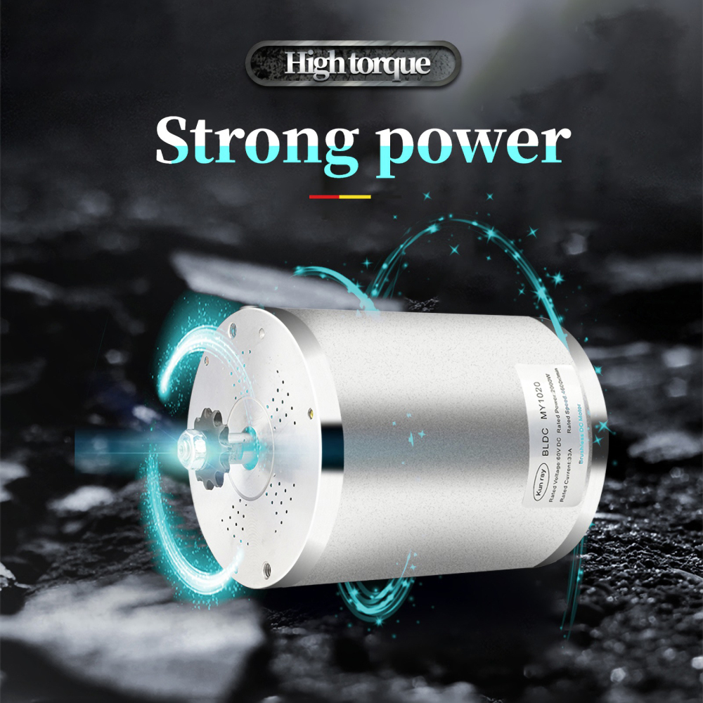 BLDC 72V 3000W Brushless Motor Kit with 24 Mosfet 50A Controller and Throttle for Electric Scooter E bike Engine Motorcycle DIY Part Conversion Kit