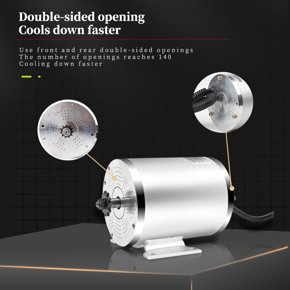 BLDC 72V 3000W Brushless Motor Kit with 24 Mosfet 50A Controller and Throttle for Electric Scooter E bike Engine Motorcycle DIY Part Conversion Kit