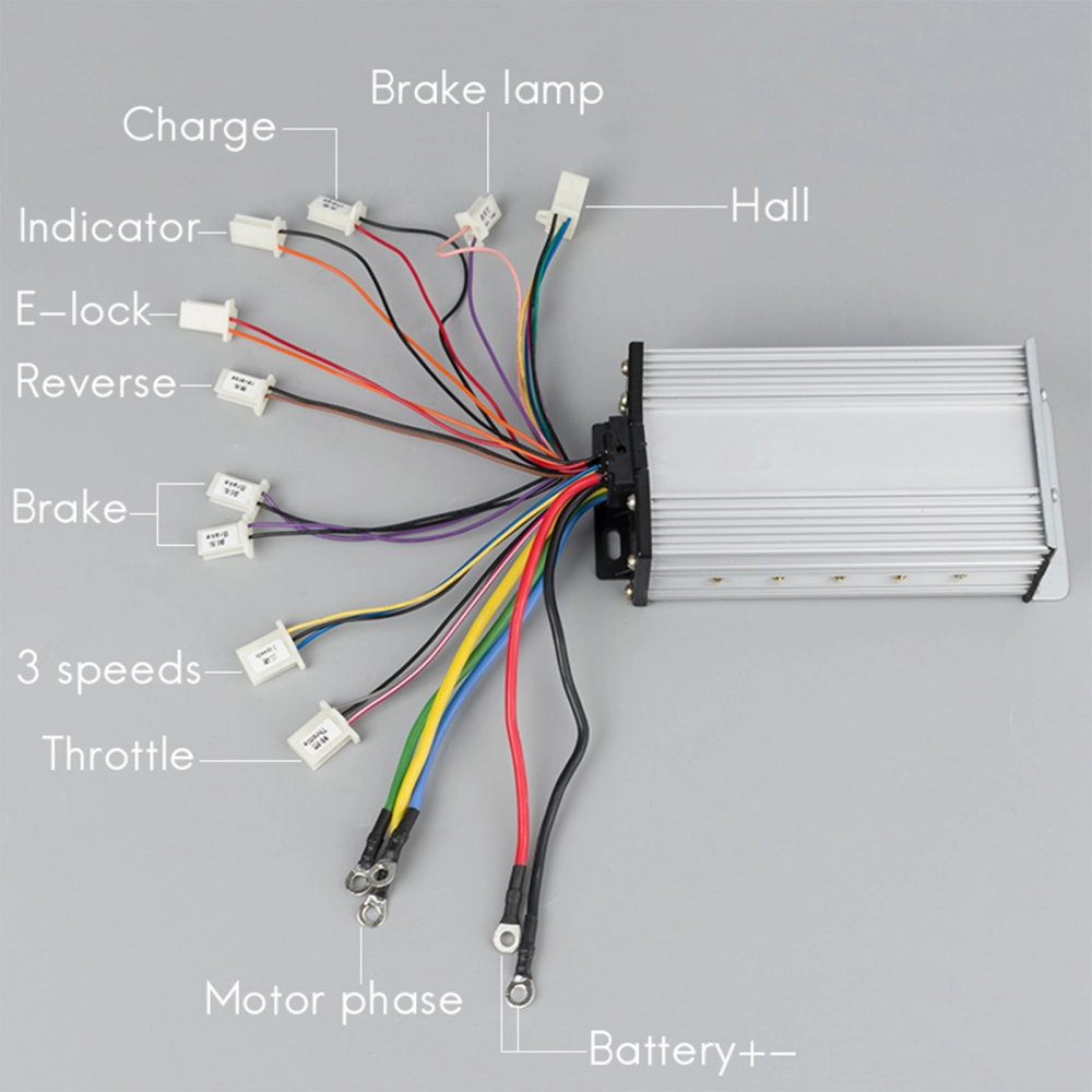 48V Go Kart Motor Kit 1000W Electric Brushless DC Motor Kits 3500RPM with  30A BLDC Mid