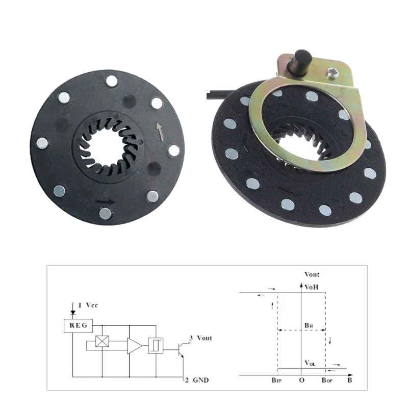 Kunray 8 Magnet 12 Magnet PAS System Electric Bicycle power Pedal Assist Assistant  DIY Bike Modified Parts