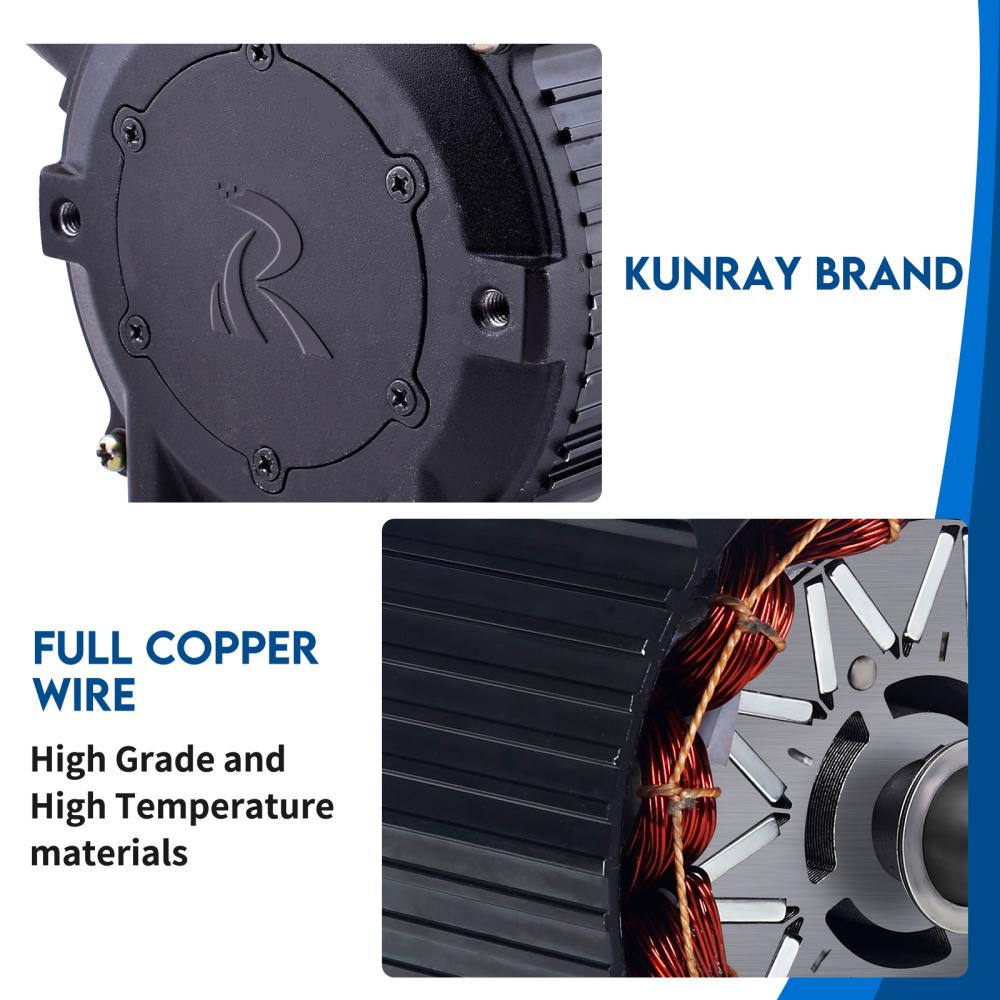 KR5V Kunray 72V 5000W Upgrade Motor For Razor, Electric Motorcycle, Go Kart