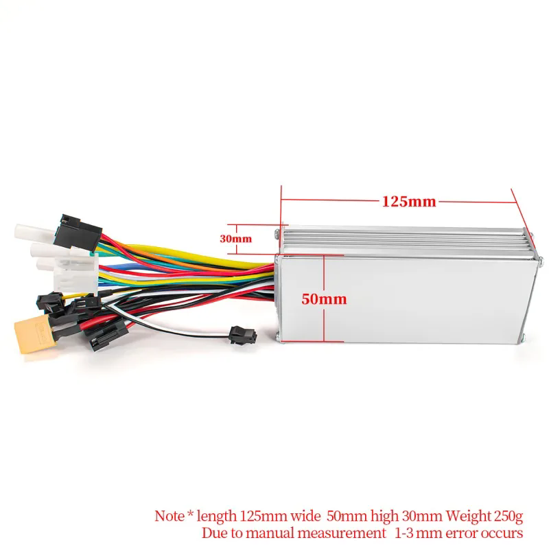 Kunray Electric Bike E-Scooter Accessories 124DX Display 500W Ebike Motor Brushless Controller Electric Bicycle Kit LCD Display 24V 36V 48V 300X Thumb Throttle S886 GZ3 S866 G51 S830 S5 S887