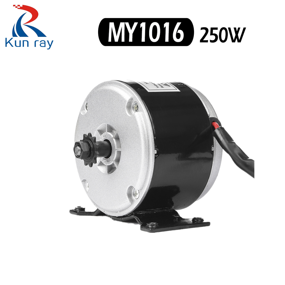 Electric DC Brush Motor 24V 250W MY1016 Compatible with Razor Scooter Go-Kart E-Bike Scooter High Speed Brush Motor Gokart Engine System