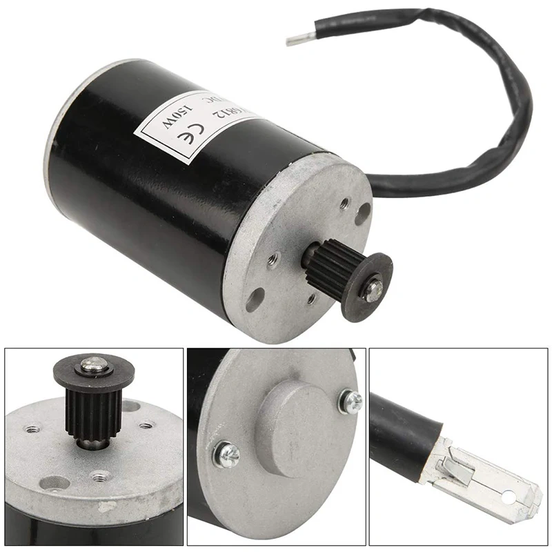 Electric Motor Brushed Motor MY6812 12V 24V 100W 150W High Speed Small  Brush Motor with Belt Pulley Electric Scooter E Bike Accessory