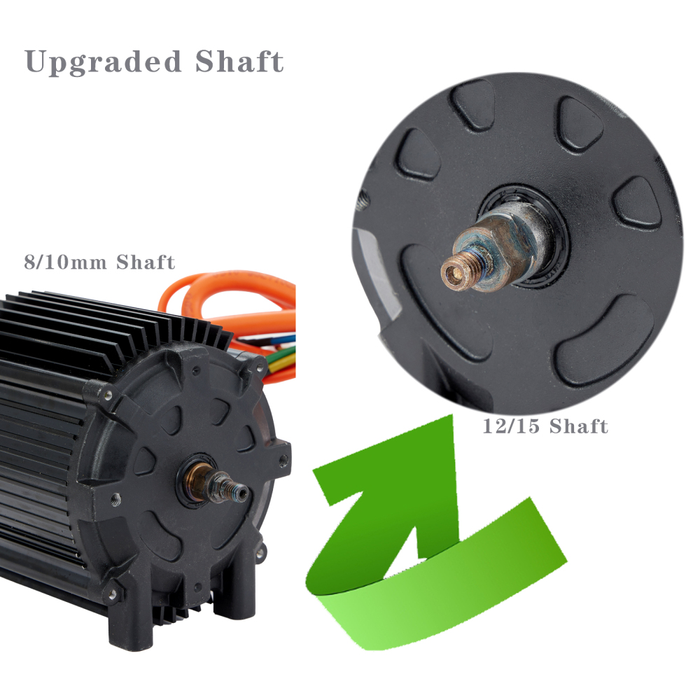 Kunray KR5V 72V 5000W Electric Brushless Motor For Electric Motorcycle Razor 100A Fardriver Controller #35 chain Set