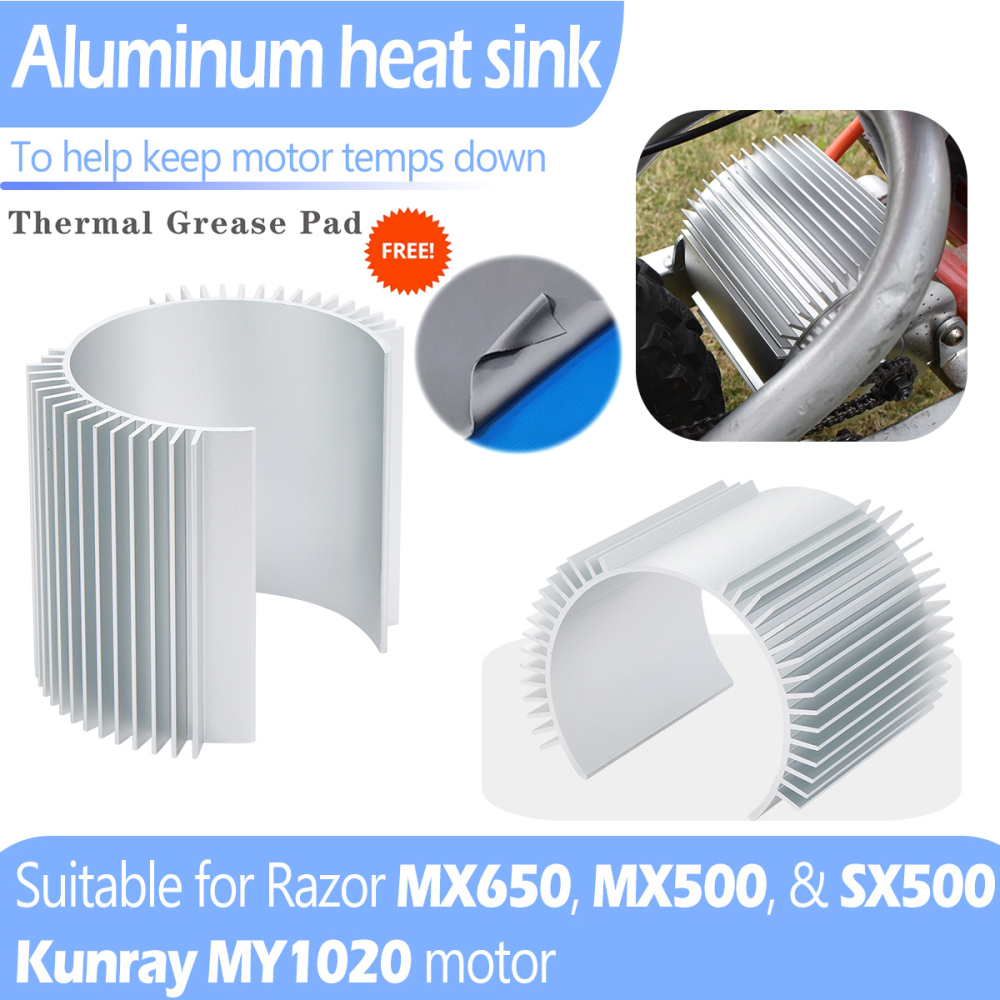 Kunray Motor Heat Sink Aluminium Alloy Heatsink Cooling Fins for Razor MX650, MX500,& SX500,Kunray MY1020 Motor