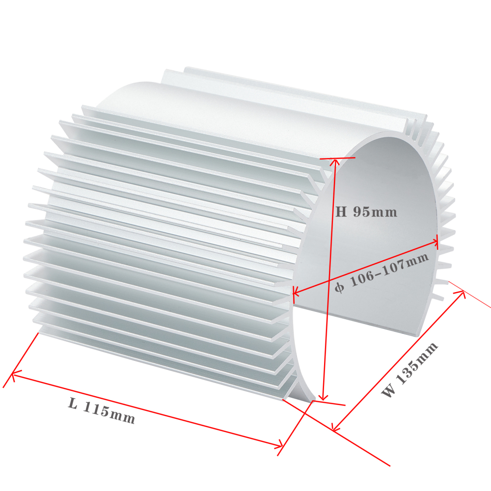 Kunray Motor Heat Sink Aluminium Alloy Heatsink Cooling Fins for Razor MX650, MX500,& SX500,Kunray MY1020 Motor
