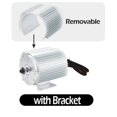 With bracket
