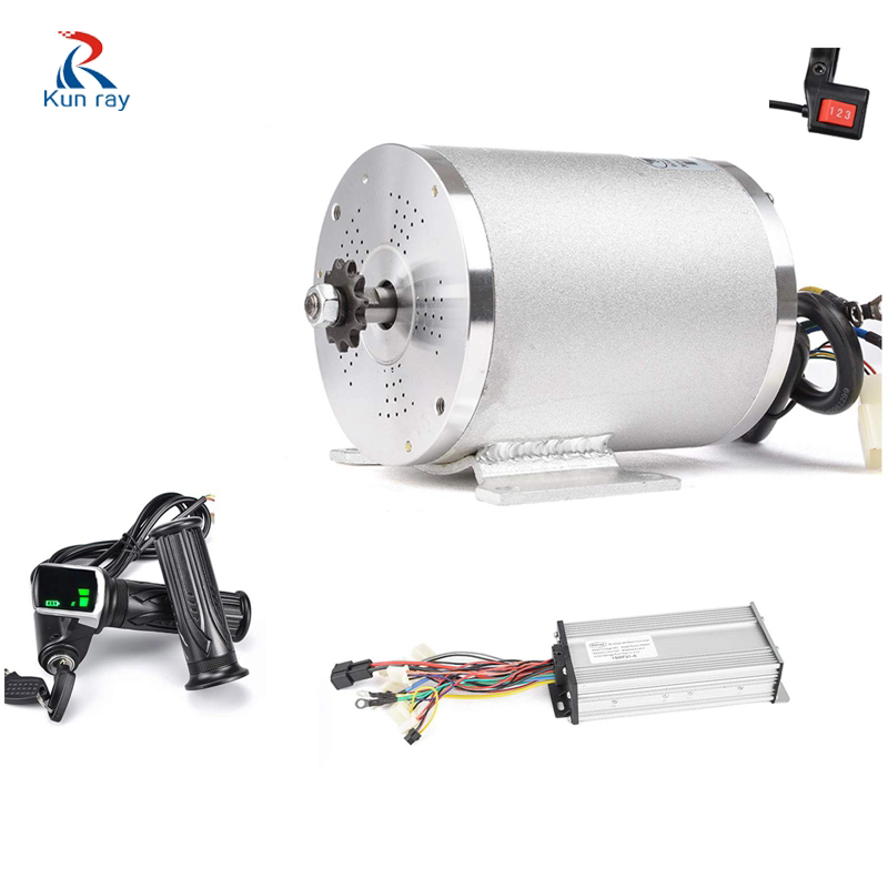 MY1020 Kunray 48V 2000W Electric Scooter Brushless BLDC Motor 33A Controller,LCD Throttle