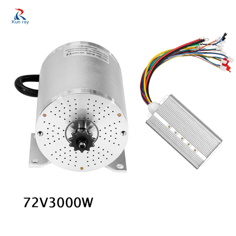 Kunray MY1020 72V 3000W Electric Scooter Brushless BLDC Motor 50A Controller for Razor Electric Motorcycle DIY Part