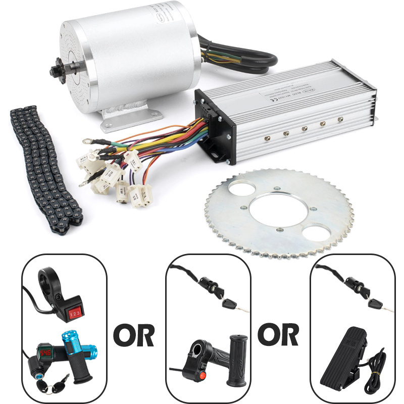 KUNRAY MY1020 High Speed Brushless Motor 36V 48V 1000W 1500W 1600W for Electric Scooter Go-Karts Motorcycle Motor Ebike Conversion Kit