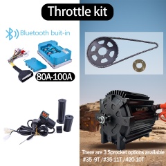 72V5000W LED Throttle Set
