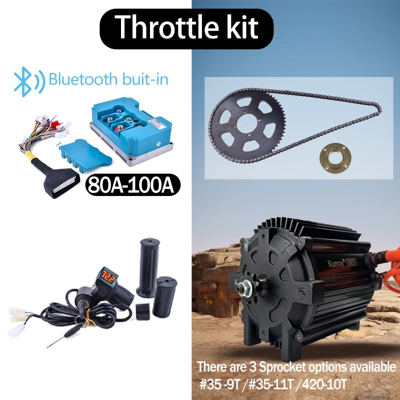 Fafeims Kit de Moteur MY1020 sans Balais, Kit de Conversion de Moteur