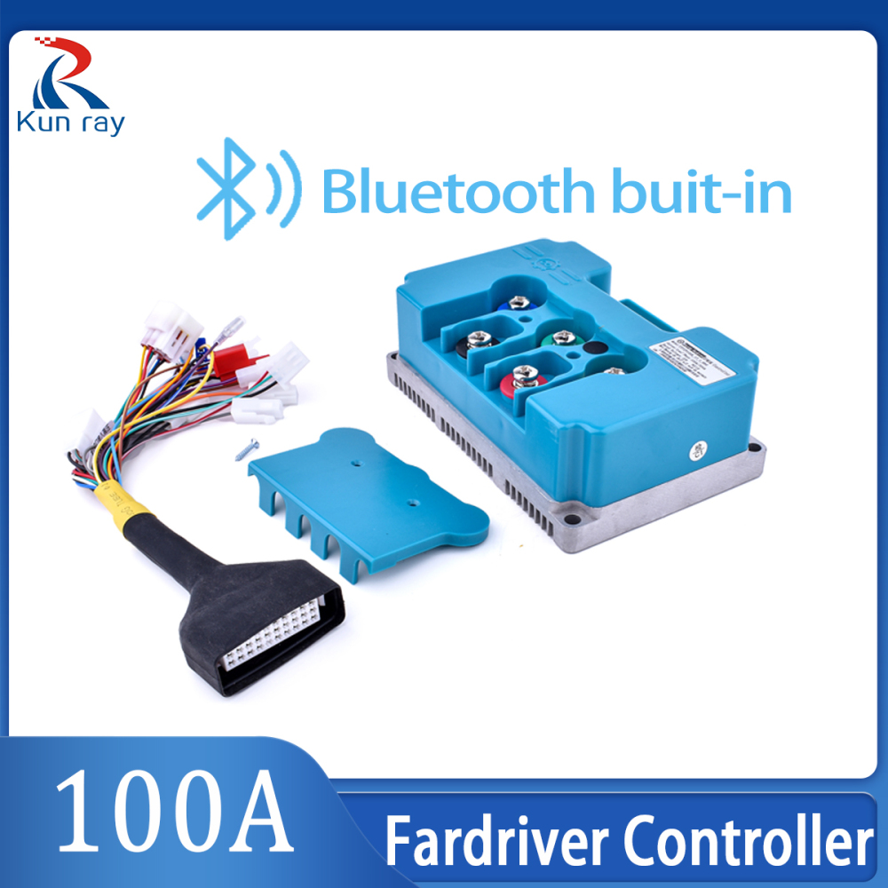 72V 5000W KR5V Parts Motorcycle Accessories 100A Brushless Controller for Electric Bike Motorcycle Razor Programmable Upgrade Bluetooth controller High Power  Bluetooth Built-in Use with KR5V NS18 FarDriver Controller