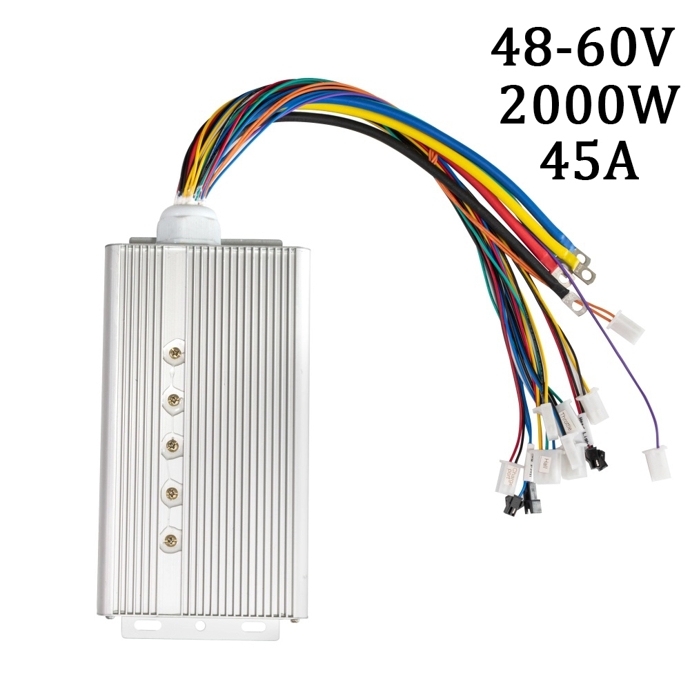 Kunray 24Mos 48V-72V 2000W 3000W 45A 50A Ebike Brushless Motor Controller Electric Scooter Accessories