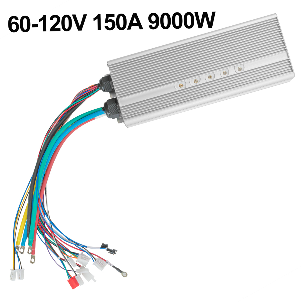 Kunray KRBC-36MOS Ebike Brushless Controller 80A 100A 150A 3000W-9000 120Degree Phase For Electric Scooter Motorcycle