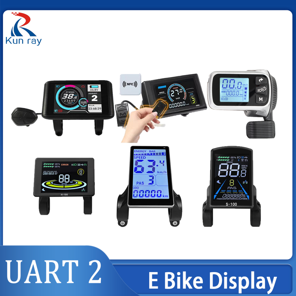 Kunray G51 Ebike Display 24-48V LCD Display for Electric Scooter Electric Bike Accessories