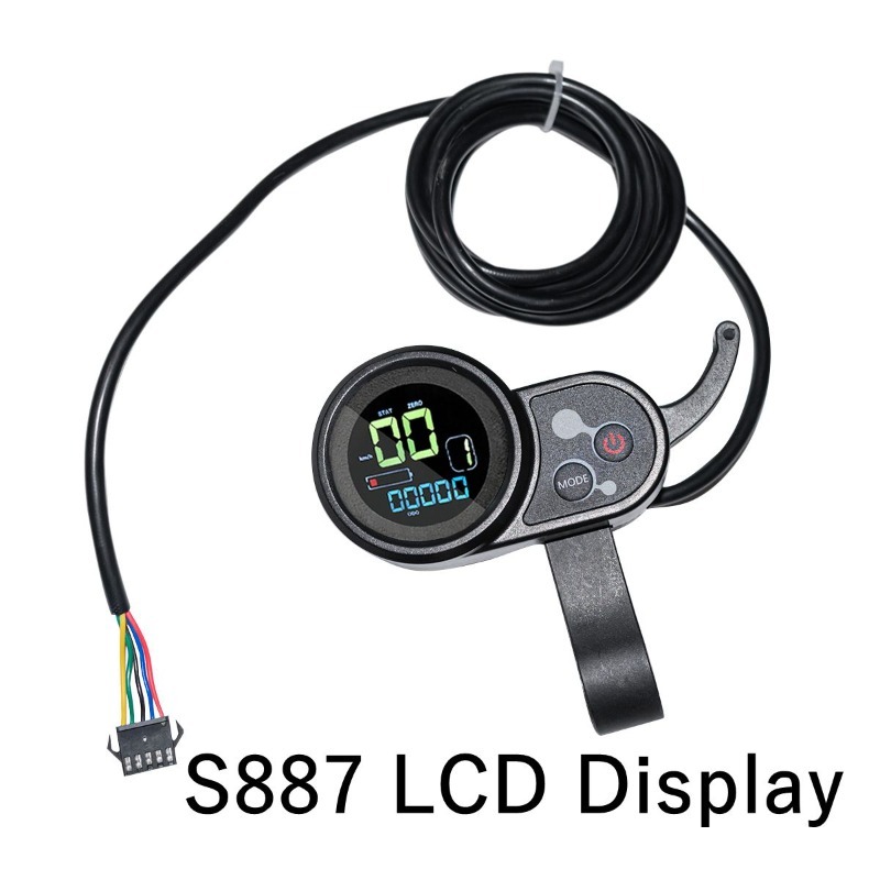 Kunray S6-61 S9-61 24V-48V 250W 350W 500W Brushless Controller with Thumb Throttle LCD Display for Electric Bike Scooter