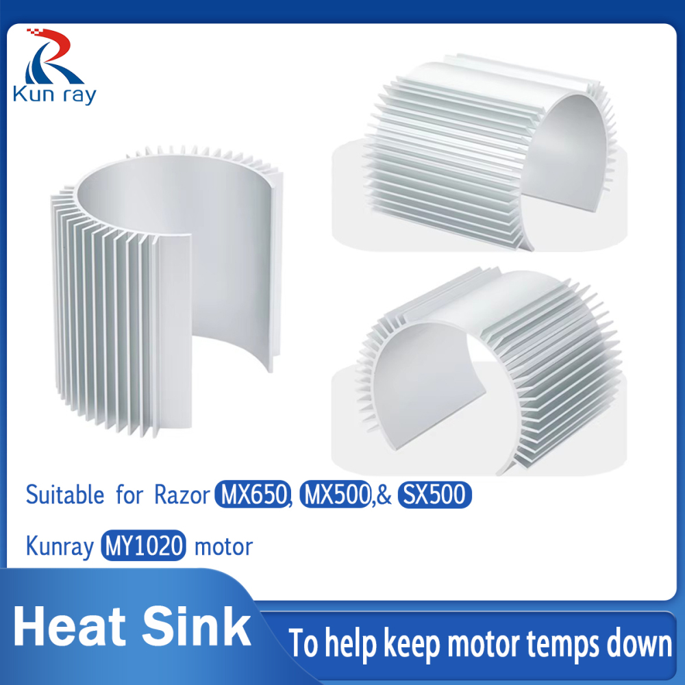 Kunray Motor Heat Sink Aluminium Alloy Heatsink Cooling Fins for Razor MX650, MX500,& SX500,Kunray MY1020 Motor
