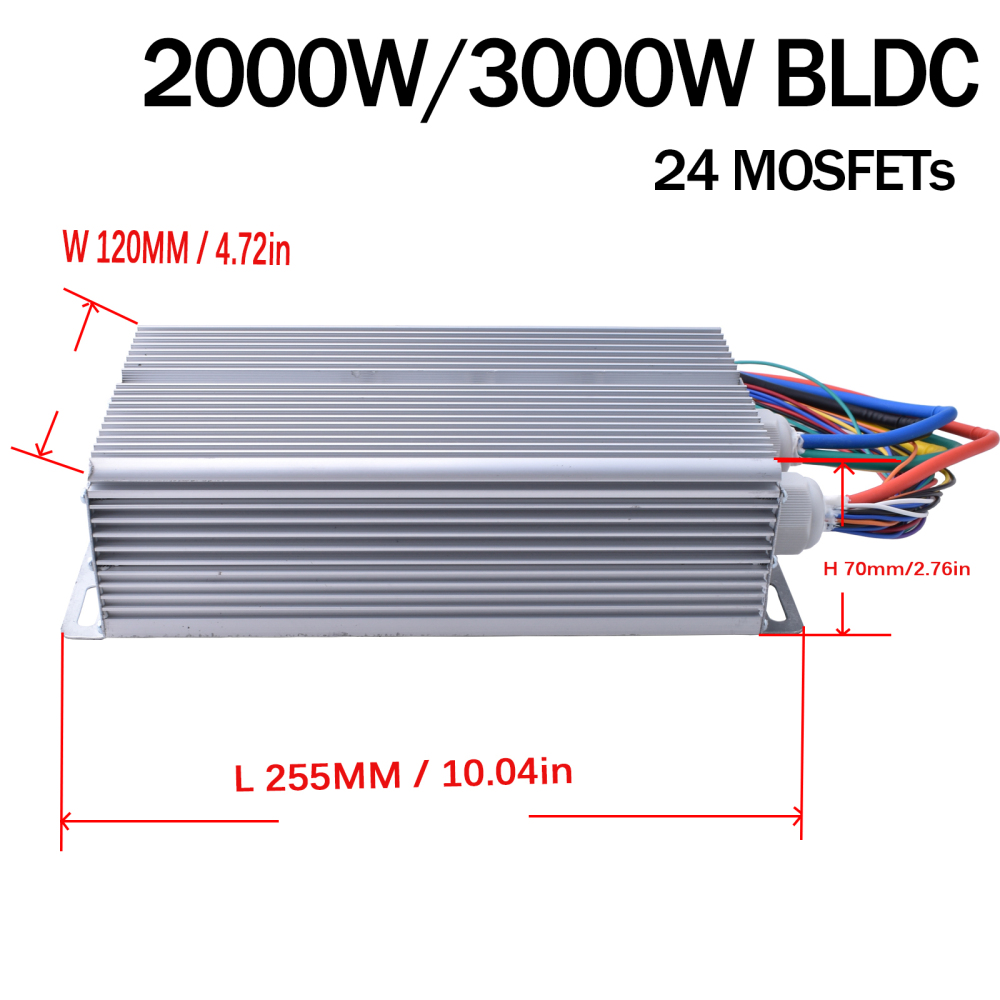 Kunray MY1020 72V 3000W ebike Brushless Motor for Razor