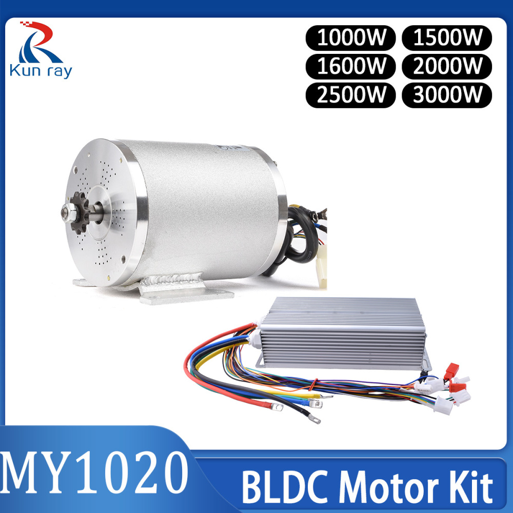 Kunray MY1020 72V 3000W ebike Brushless Motor for Razor