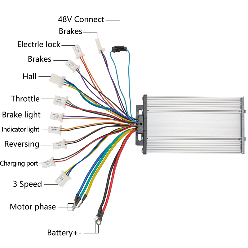 Kunray MY1020 72V 3000W ebike Brushless Motor for Razor