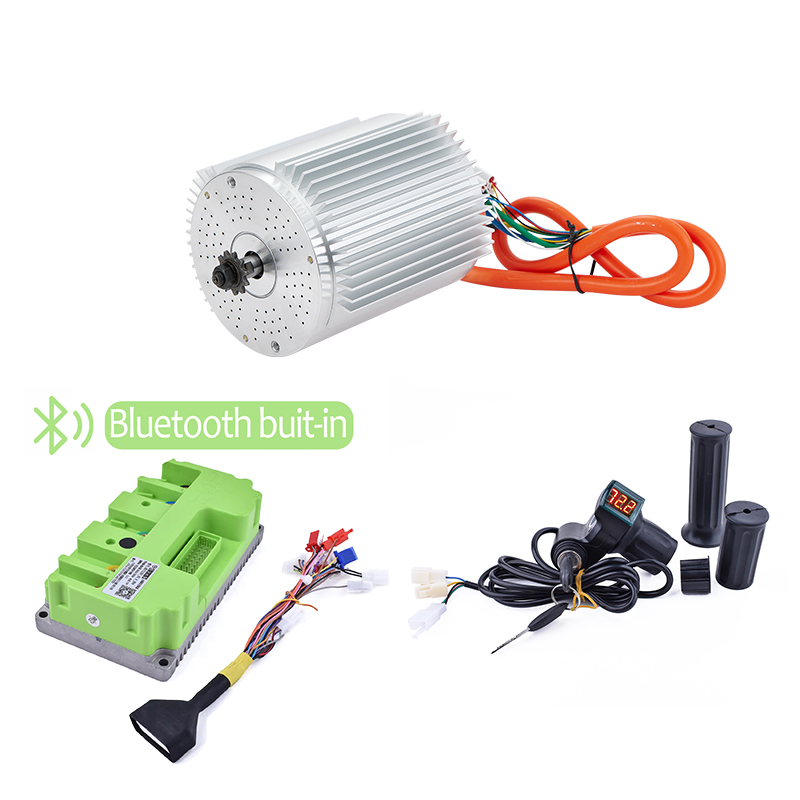 KUNRAY MY1020 48V 72V 3000W 2000W Brushless Motor with Temperature Sensor for Electeic Bike Scooter Go Karts Fardrive Controller