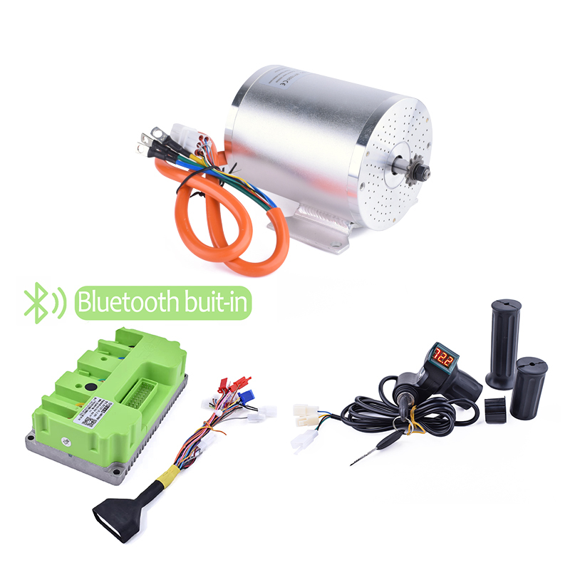 KUNRAY MY1020 48V 72V 3000W 2000W Brushless Motor with Temperature Sensor for Electeic Bike Scooter Go Karts Fardrive Controller