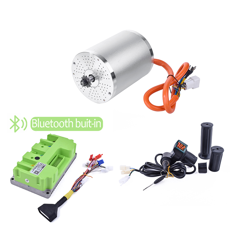 KUNRAY MY1020 48V 72V 3000W 2000W Brushless Motor with Temperature Sensor for Electeic Bike Scooter Go Karts Fardrive Controller