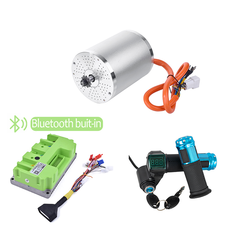 KUNRAY MY1020 48V 72V 3000W 2000W Brushless Motor with Temperature Sensor for Electeic Bike Scooter Go Karts Fardrive Controller
