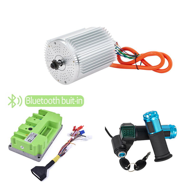 KUNRAY MY1020 48V 72V 3000W 2000W Brushless Motor with Temperature Sensor for Electeic Bike Scooter Go Karts Fardrive Controller