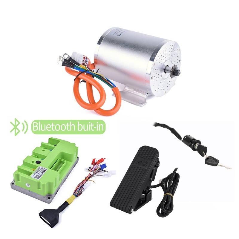KUNRAY MY1020 48V 72V 3000W 2000W Brushless Motor with Temperature Sensor for Electeic Bike Scooter Go Karts Fardrive Controller
