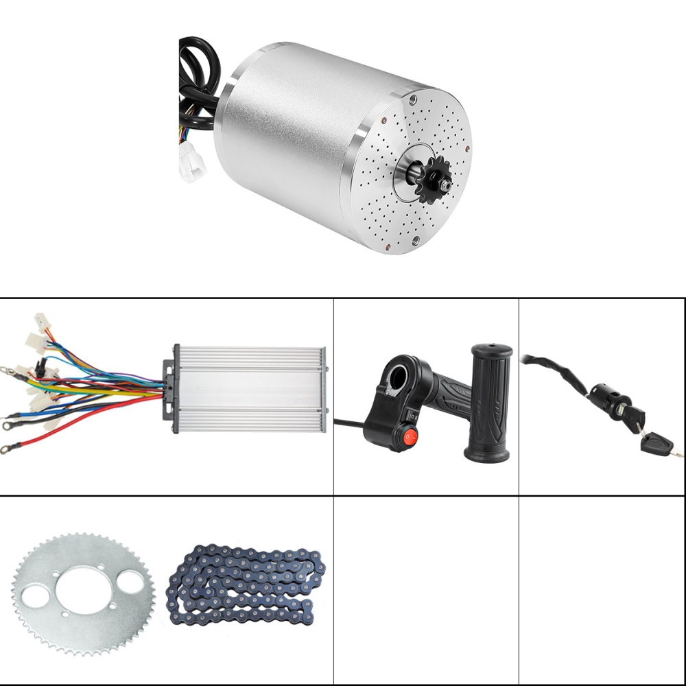 KUNRAY MY1020 High Speed Brushless Motor 36V 48V 1000W 1500W 1600W for Electric Scooter Go-Karts Motorcycle Motor Ebike Conversion Kit