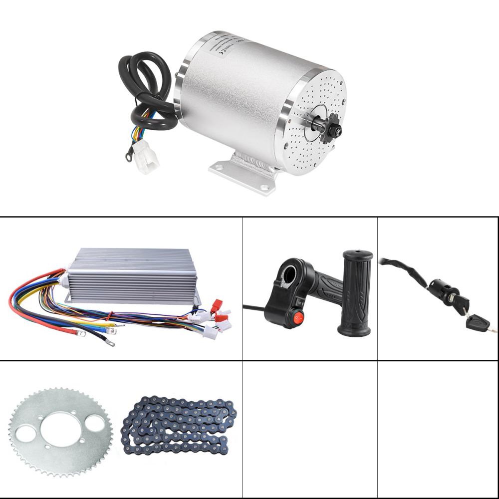 KUNRAY MY1020 High Speed Brushless Motor 36V 48V 1000W 1500W 1600W for Electric Scooter Go-Karts Motorcycle Motor Ebike Conversion Kit