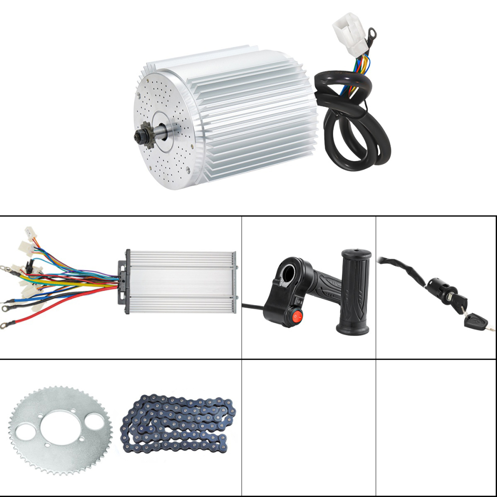 KUNRAY MY1020 High Speed Brushless Motor 36V 48V 1000W 1500W 1600W for Electric Scooter Go-Karts Motorcycle Motor Ebike Conversion Kit