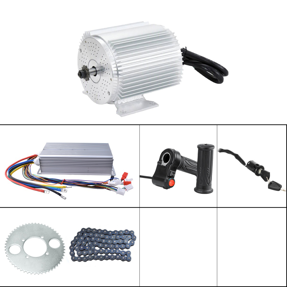 KUNRAY MY1020 High Speed Brushless Motor 36V 48V 1000W 1500W 1600W for Electric Scooter Go-Karts Motorcycle Motor Ebike Conversion Kit
