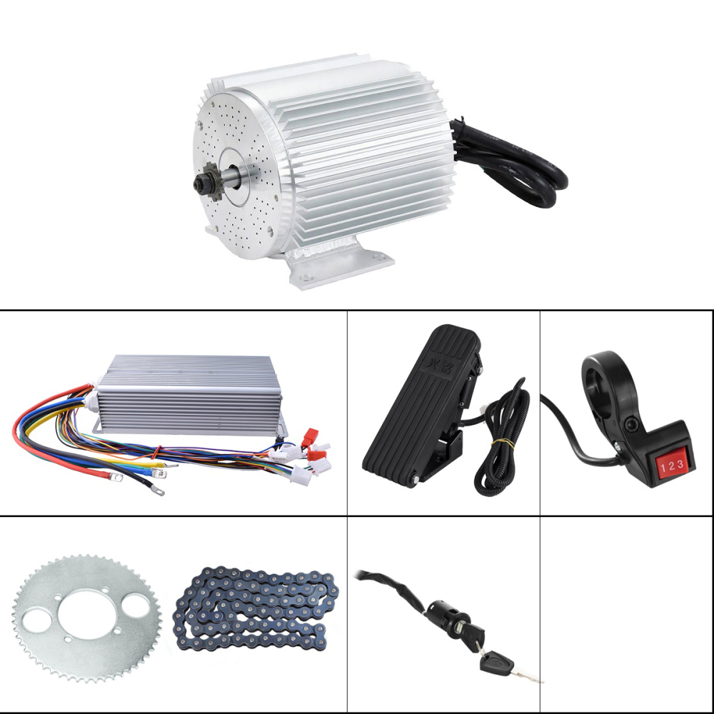 KUNRAY MY1020 High Speed Brushless Motor 36V 48V 1000W 1500W 1600W for Electric Scooter Go-Karts Motorcycle Motor Ebike Conversion Kit