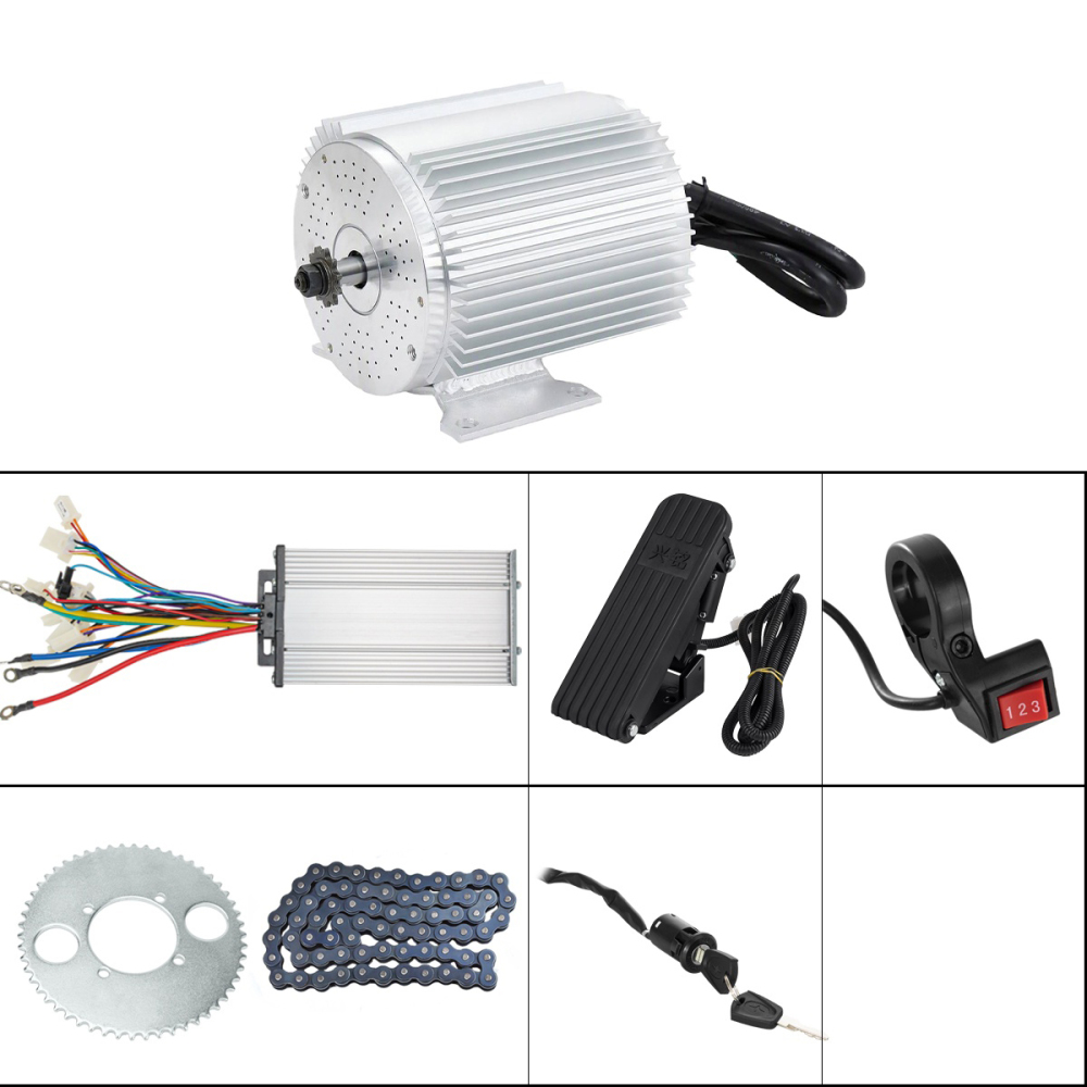 KUNRAY MY1020 High Speed Brushless Motor 36V 48V 1000W 1500W 1600W for Electric Scooter Go-Karts Motorcycle Motor Ebike Conversion Kit
