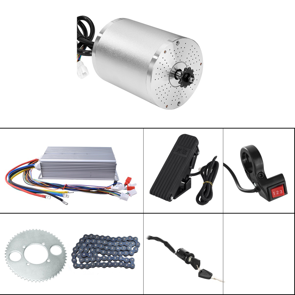 KUNRAY MY1020 High Speed Brushless Motor 36V 48V 1000W 1500W 1600W for Electric Scooter Go-Karts Motorcycle Motor Ebike Conversion Kit
