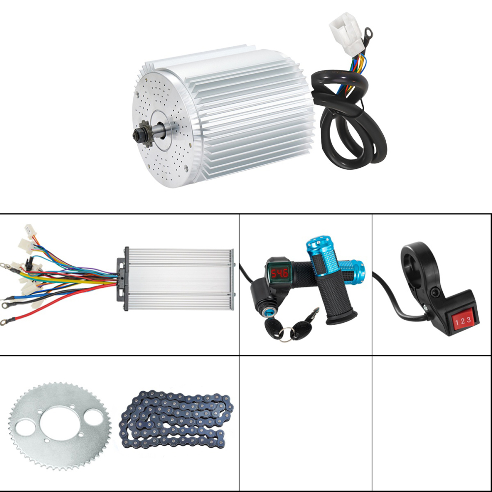 KUNRAY MY1020 High Speed Brushless Motor 36V 48V 1000W 1500W 1600W for Electric Scooter Go-Karts Motorcycle Motor Ebike Conversion Kit