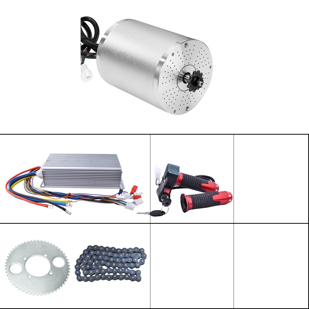 KUNRAY MY1020 High Speed Brushless Motor 36V 48V 1000W 1500W 1600W for Electric Scooter Go-Karts Motorcycle Motor Ebike Conversion Kit