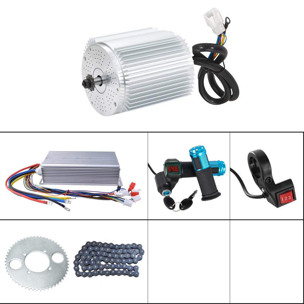 KUNRAY MY1020 High Speed Brushless Motor 36V 48V 1000W 1500W 1600W for Electric Scooter Go-Karts Motorcycle Motor Ebike Conversion Kit