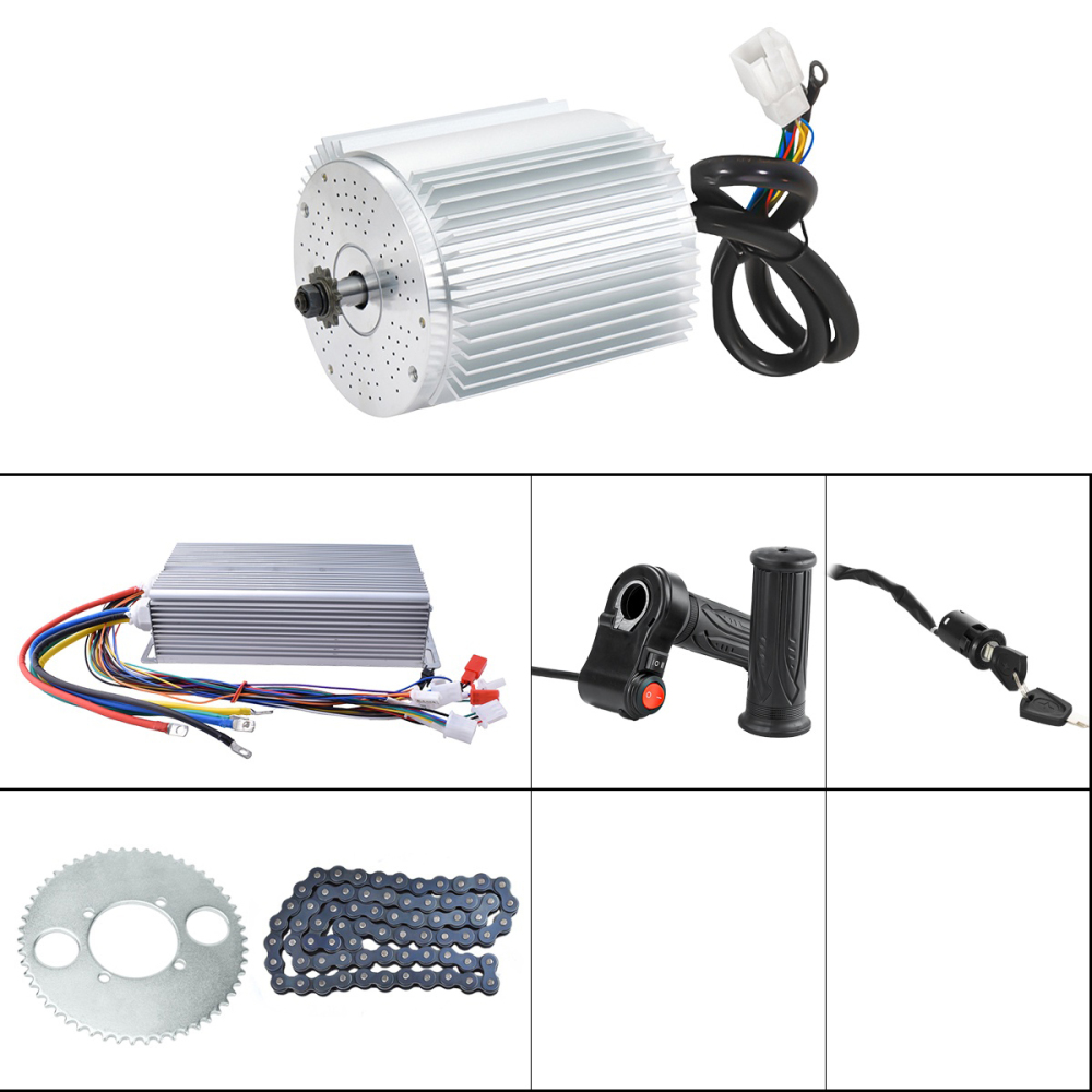 KUNRAY MY1020 High Speed Brushless Motor 36V 48V 1000W 1500W 1600W for Electric Scooter Go-Karts Motorcycle Motor Ebike Conversion Kit