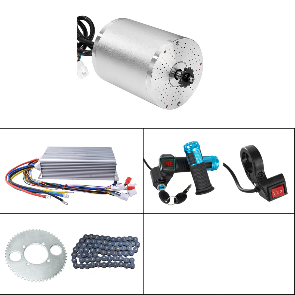 KUNRAY MY1020 High Speed Brushless Motor 36V 48V 1000W 1500W 1600W for Electric Scooter Go-Karts Motorcycle Motor Ebike Conversion Kit