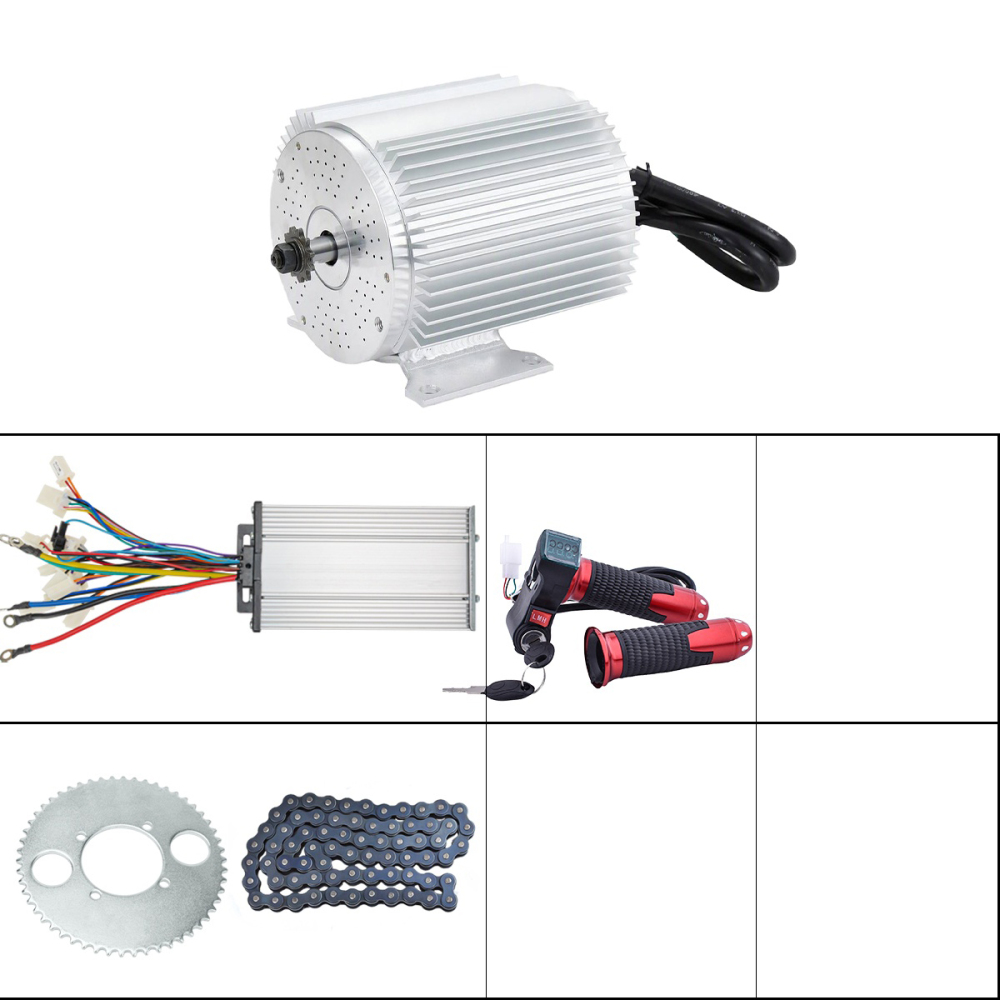 KUNRAY MY1020 High Speed Brushless Motor 36V 48V 1000W 1500W 1600W for Electric Scooter Go-Karts Motorcycle Motor Ebike Conversion Kit