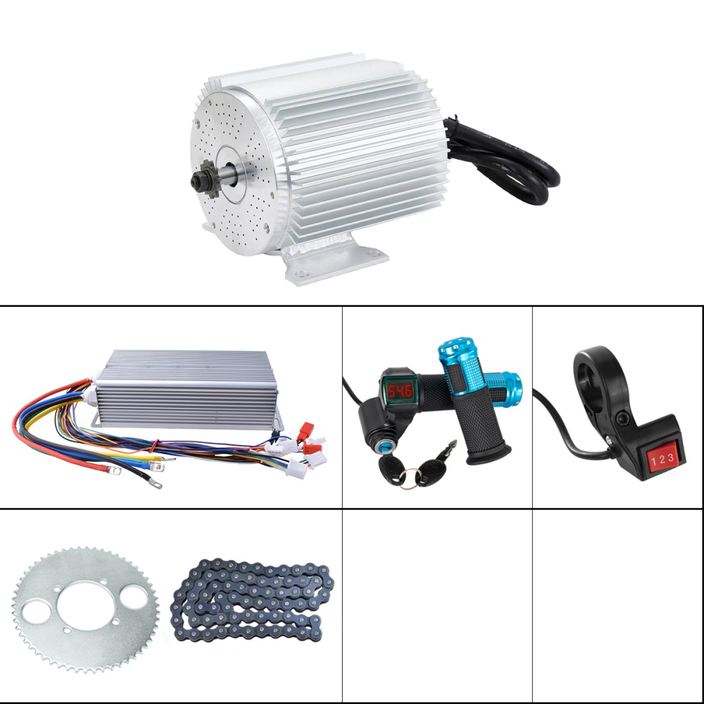 KUNRAY MY1020 High Speed Brushless Motor 36V 48V 1000W 1500W 1600W for Electric Scooter Go-Karts Motorcycle Motor Ebike Conversion Kit