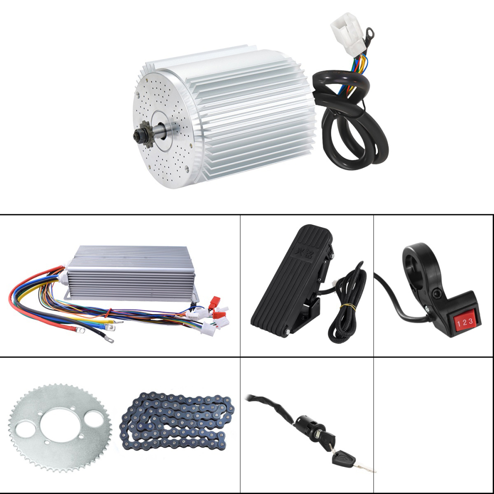 KUNRAY MY1020 High Speed Brushless Motor 36V 48V 1000W 1500W 1600W for Electric Scooter Go-Karts Motorcycle Motor Ebike Conversion Kit