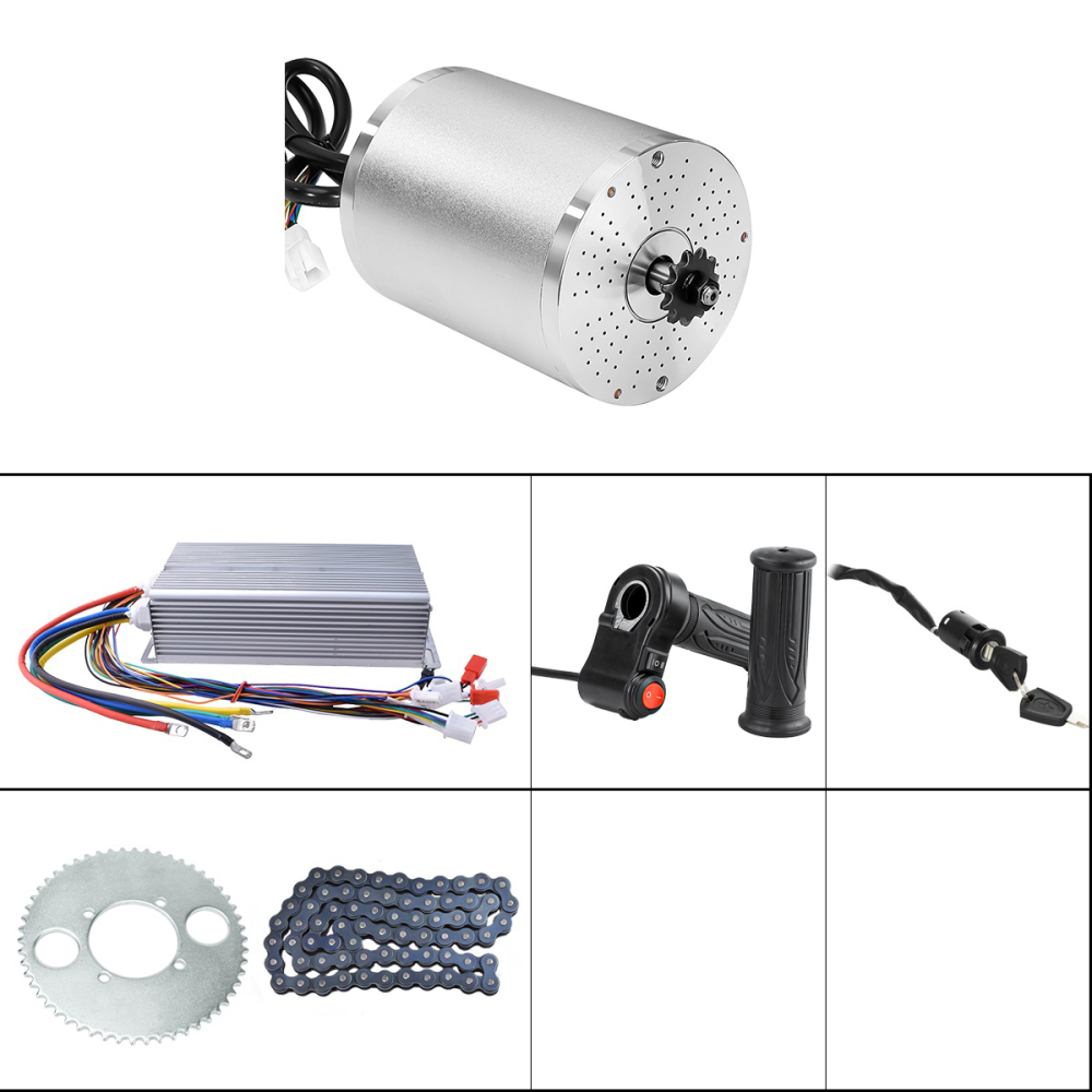 KUNRAY MY1020 High Speed Brushless Motor 36V 48V 1000W 1500W 1600W for Electric Scooter Go-Karts Motorcycle Motor Ebike Conversion Kit