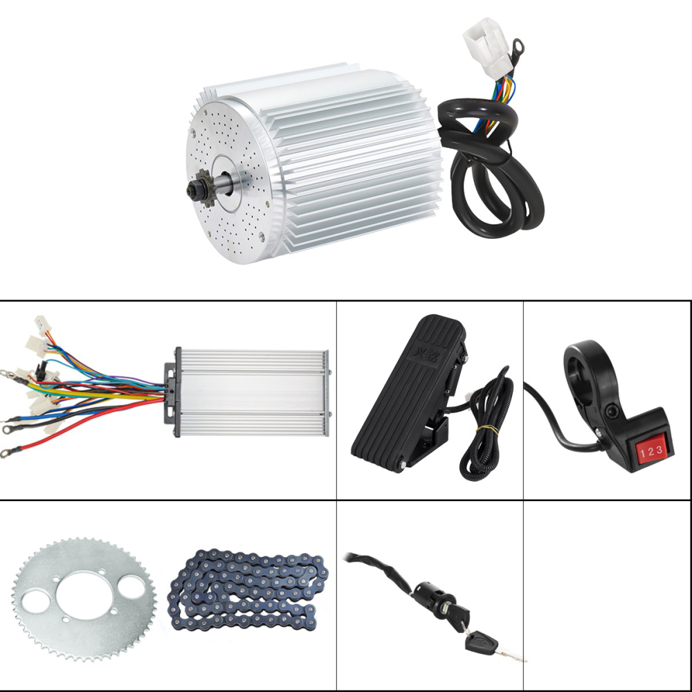 KUNRAY MY1020 High Speed Brushless Motor 36V 48V 1000W 1500W 1600W for Electric Scooter Go-Karts Motorcycle Motor Ebike Conversion Kit